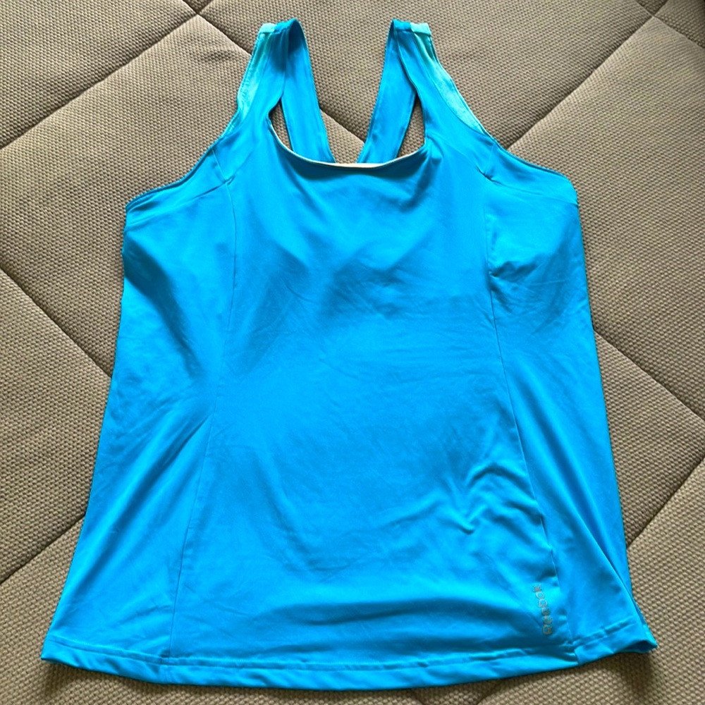 Reebok Workout Tank Top with Built-In Sports Bra Size XL